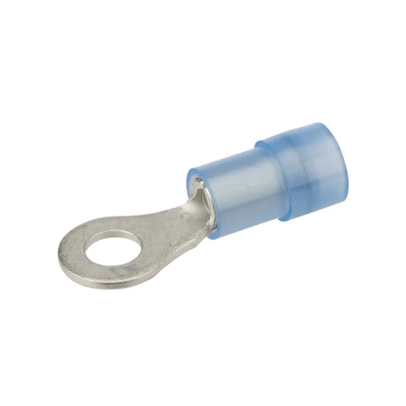 16-14 AWG Nylon Insulated Ring #8 Stud, 100 Per Pack