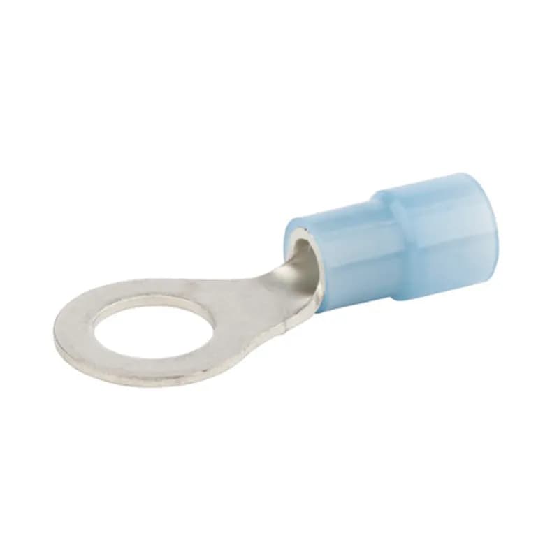 6 AWG Nylon Insulated Ring 1/2" Stud, 15 Per Pack