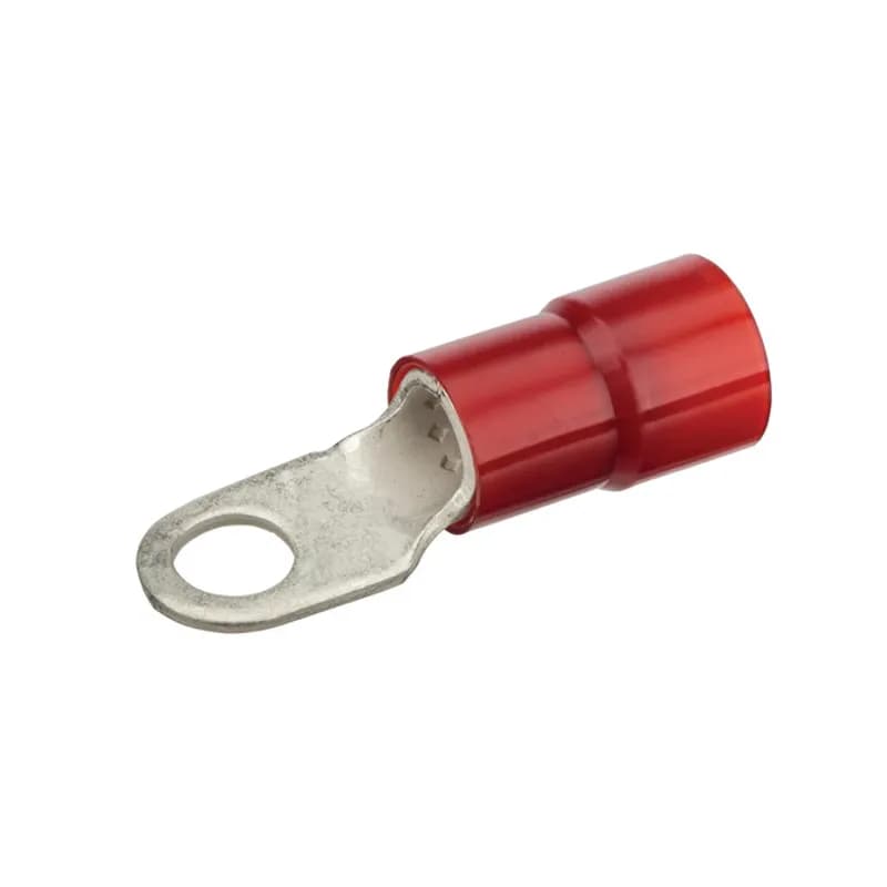 2 AWG Nylon Insulated Ring 3/8" Stud, 10 Per Pack
