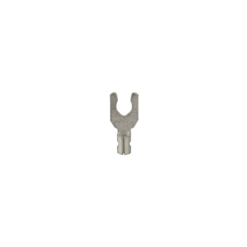 22-18 AWG Bare Locking Spade, 100/Pack