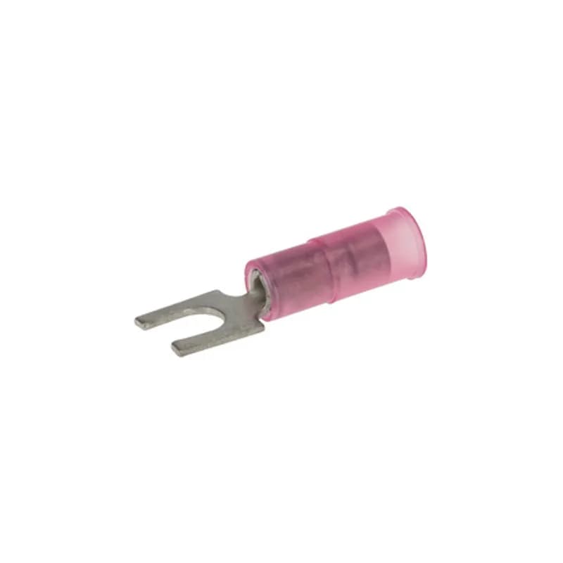 22-18 AWG Nylon Insulated Spade #8 Stud, 100 Per Pack