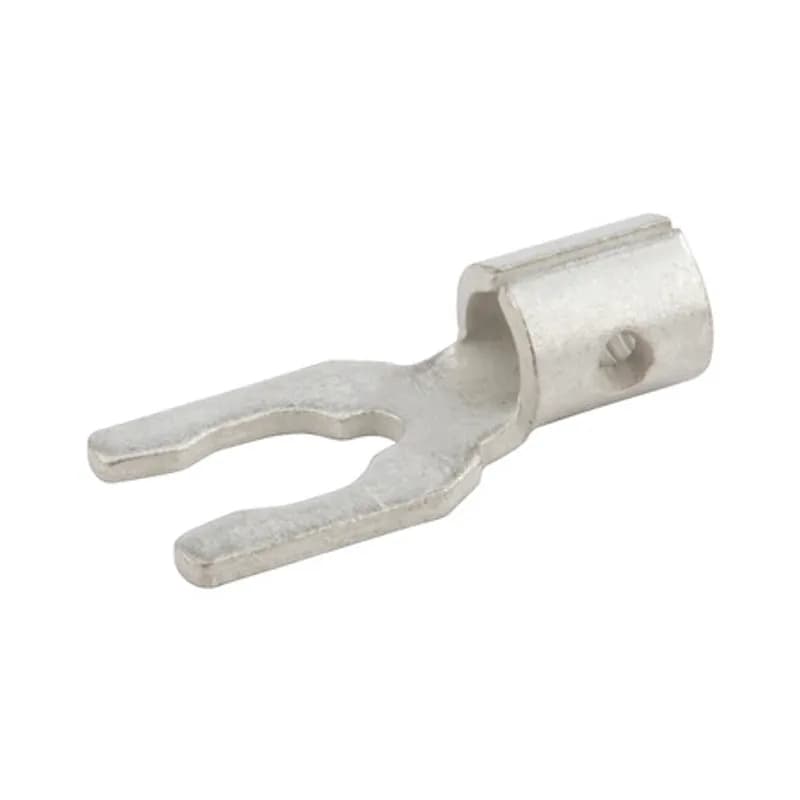 NSI Industries S12-10-L - 12-10 AWG, # 10 Stud Bare Locking Spade, 50/Pack