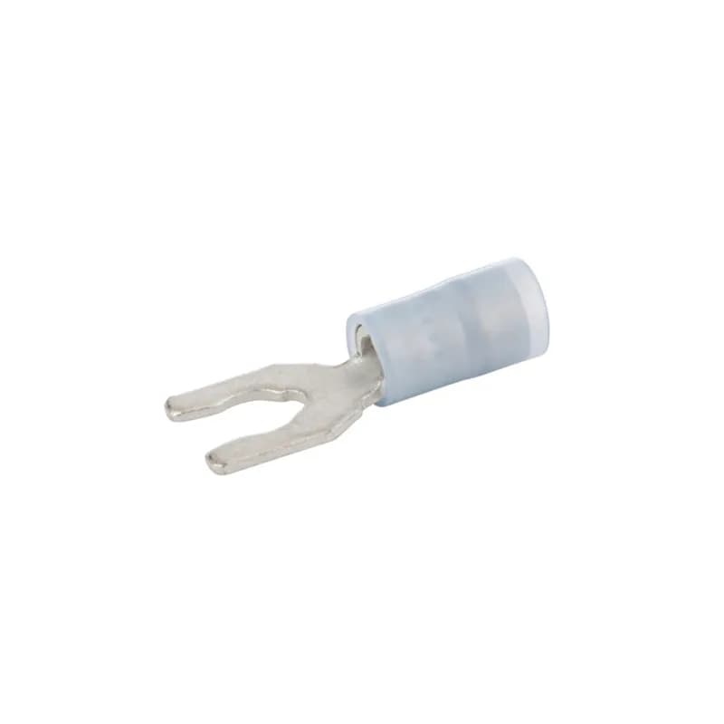 NSI Industries S16-8N-L - 16-14 AWG, # 8 Stud Nylon Insulated Locking Spade, 100 Per Pack