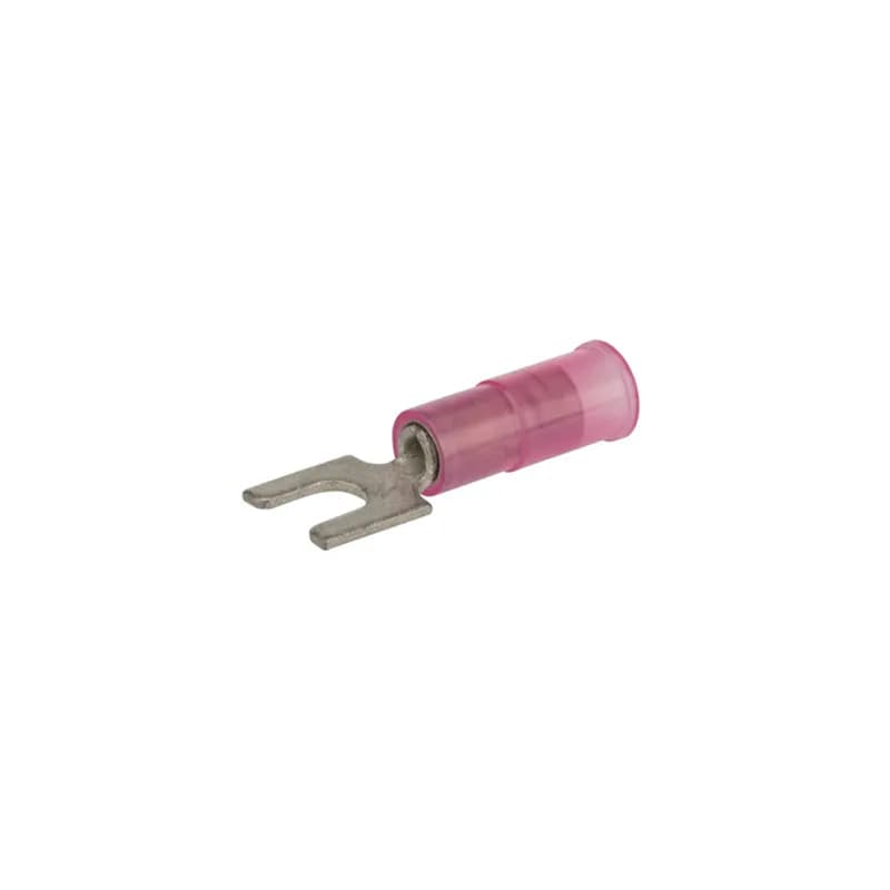22-18 AWG Nylon Insulated Block Spade #6 Stud, 100 Per Pack