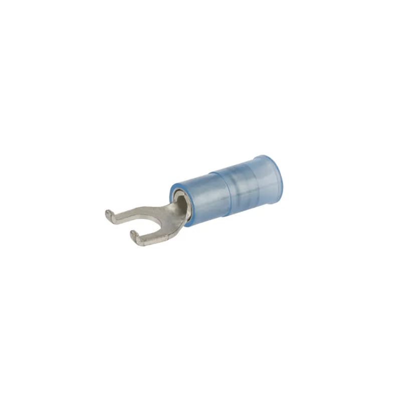 16-14 AWG, # 8 Stud Nylon Insulated Flange Spade, 100 Per Pack