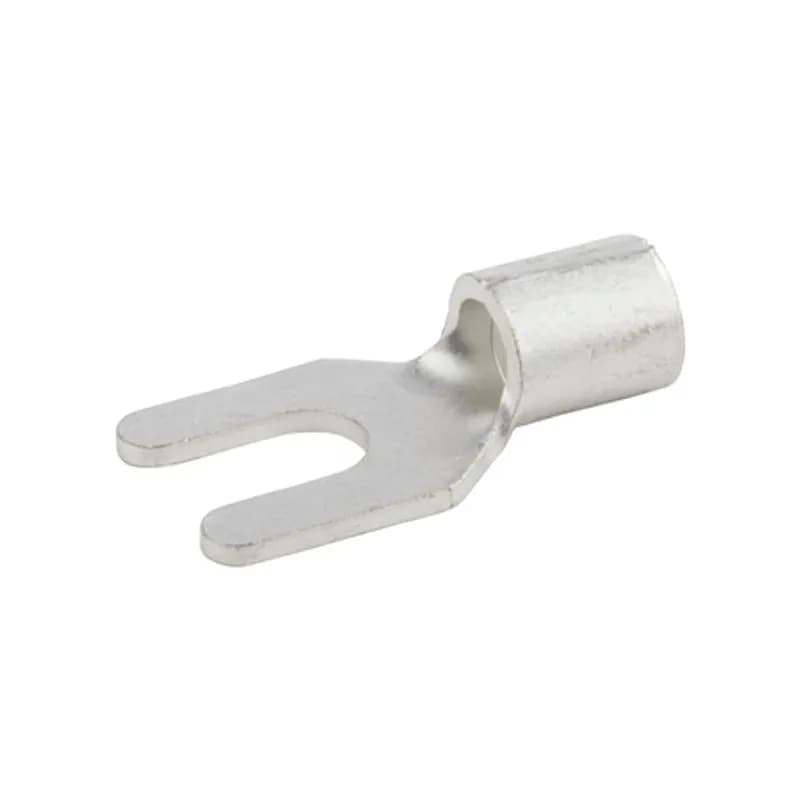 8 AWG Bare Spade #10 Stud, 25/Pack
