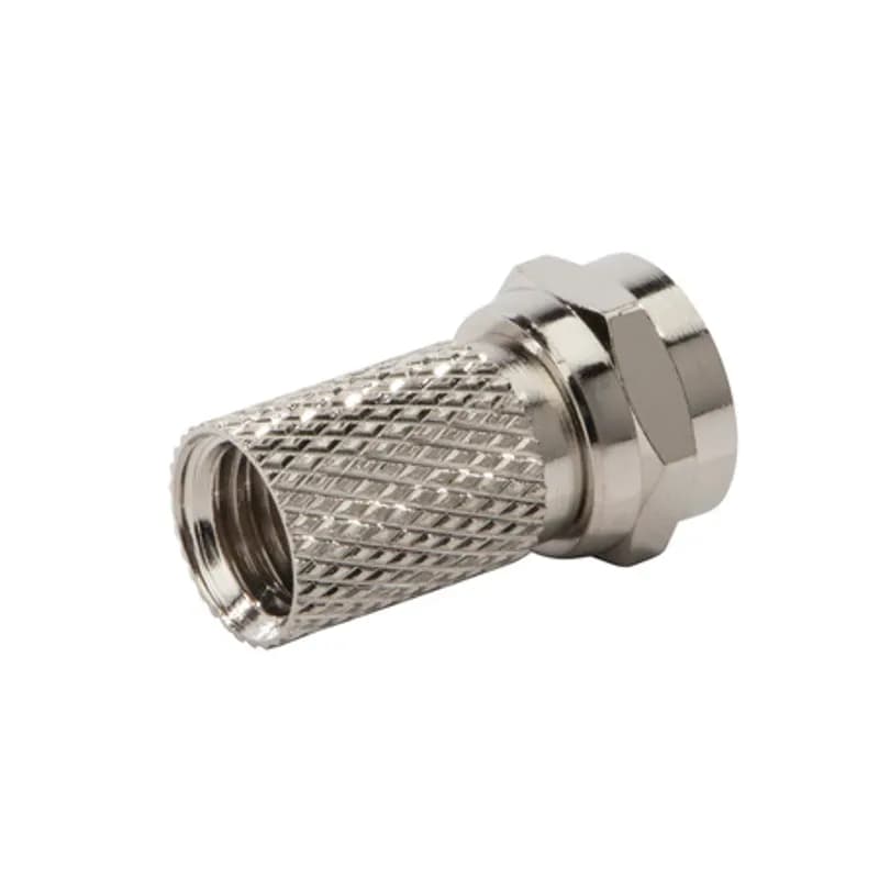 Twist On F Connector For RG6/U Cable - Pack Of 25