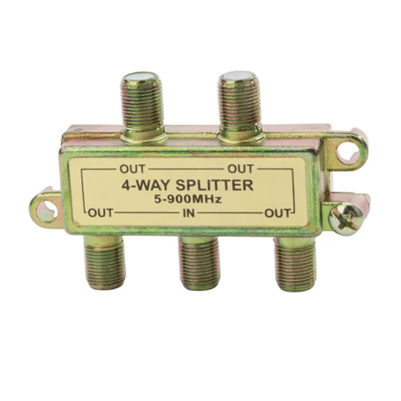 Four Way Coax Splitter