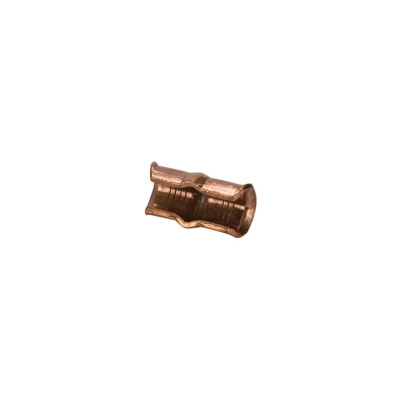 Copper C Tap Grounding Connector for 4 to 6 AWG Copper "C" Taps ensure positive, all around compression with low-resistance and high pull-out values. Made of high conductivity copper, they satisfy the requirements of NEC250-81 and 250-91 for connecting to the grounding electrode system. Rated 600 Volts.