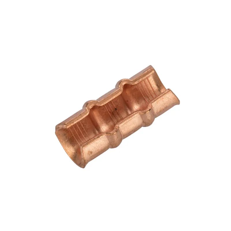 Copper C Tap Grounding Connector for 1 to 3 AWG Copper "C" Taps ensure positive, all around compression with low-resistance and high pull-out values. Made of high conductivity copper, they satisfy the requirements of NEC250-81 and 250-91 for connecting to the grounding electrode system. Rated 600 Volts.