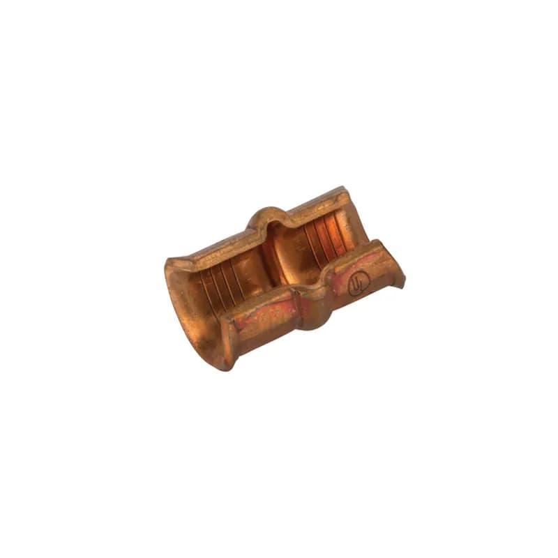 Copper C Tap Grounding Connector for 3 to 5 AWG Copper "C" Taps ensure positive, all around compression with low-resistance and high pull-out values. Made of high conductivity copper, they satisfy the requirements of NEC250-81 and 250-91 for connecting to the grounding electrode system. Rated 600 Volts.