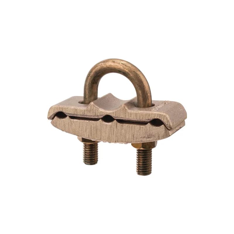 The NSI UC-315 Bronze Heavy Duty U-Bolt Clamp is designed to grip ground pipes with a 1" diameter in parallel or 90-degree positions with an easily adjusted, durably strong design. The high-copper-content alloy of the clamp provides excellent conductivity and heavy-duty strength, alongside the silicon bronze nuts and lockwashers. 300- series U-bolt clamps fit three individual conductors for grounding on the same pipe. Use this U-bolt for demanding applications in harsh environments, including direct burial in earth or concrete. UL Listed 467 for Grounding and Bonding. Stock products you can rely onâ€”stock NSI.