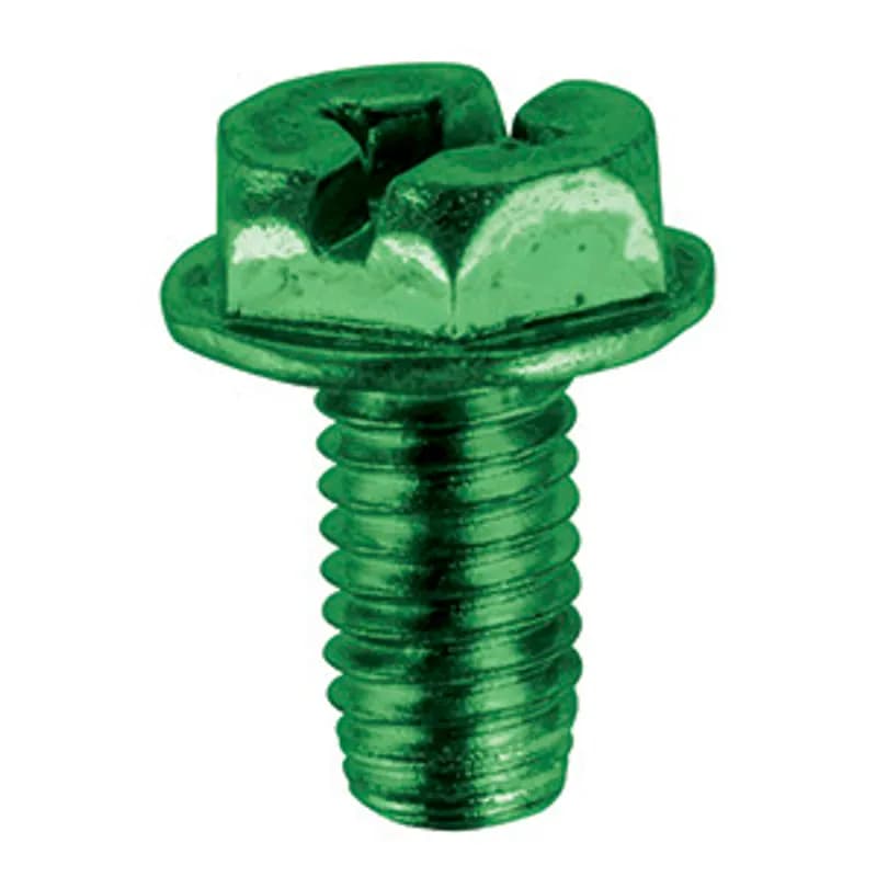 NSI Industries GSC - Use NSI GSC Combo Slotted Hex Ground Screws to ground solid pigtail and ring terminals when running ground conductor in a wide variety of applications. Screws are designed with a wide flat flange to distribute pressure and ensure solid electrical connections. Pack of 100. Stock products you can rely onâ€”stock NSI.
