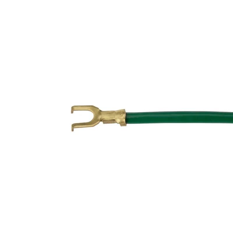 The NSI PG12SC 50-Piece Pack of Grounding Pigtail Combos offers a simple solution for adding a ground wire and screw into your electrical installation. Each pigtail combo includes an 8-inch green 12 AWG stranded wire and a green grounding screw of the combination screw terminal type. Comes pre-assembled to save you time on every installation. Stock products you can rely onâ€”stock NSI.