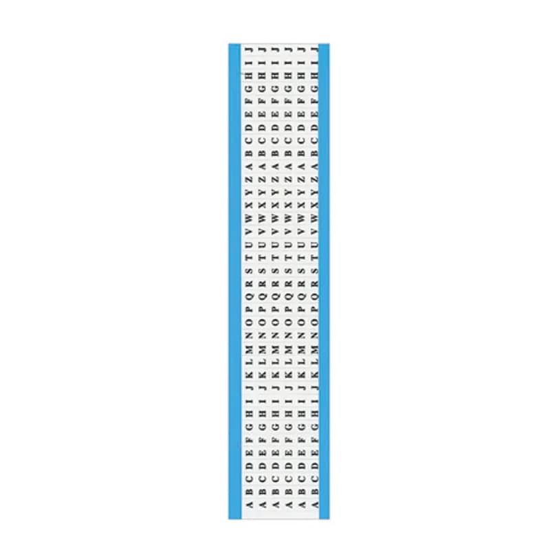 NSI Industries WMC-Z - Wire Marker Cards (Z) vinyl impregnated cloth markers 1.5" long