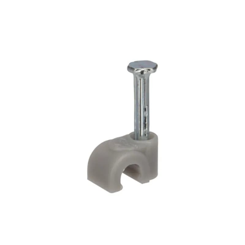 Polyester Nail Clip Grey .157x.260" 100