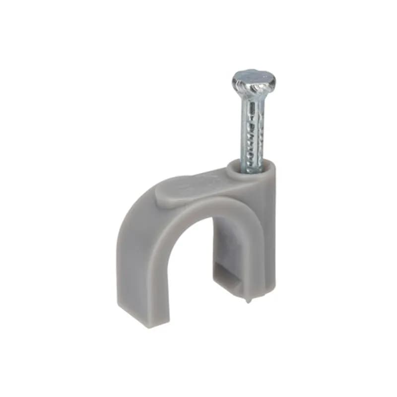 Polyester Nail Clip Grey .197x.299" 100