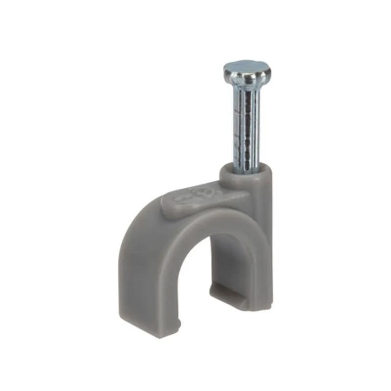 Polyester Nail Clip Grey .315x.453" 100