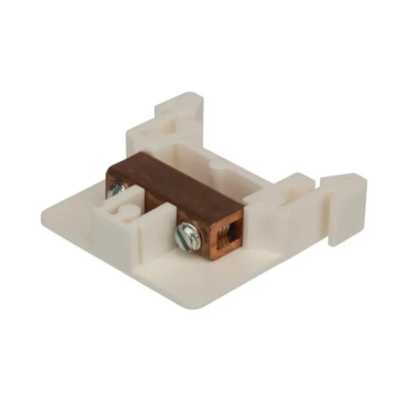 NSI Industries DRTB50 - 50 Amp Din Rail Mountable 50 Amp Din Rail Mountable uses a box type connector to accept up to a #8 str.Requires only 3/8ö per point, allowing 32 points per foot. Provides 3/8ö squaremarking area. Rated 50 Amps, 600 Volts, 94V-O Rated housing.