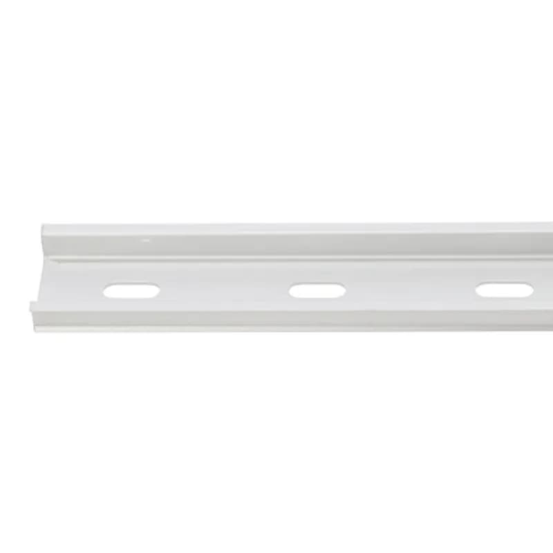 Aluminum Din Rail is made from 35 mm unplated 6061-T6 Aluminum alloy providing for a strong, lightweight rail for mounting sockets, terminal blocks or other electro-mechanical devices.600 Volts1 Count