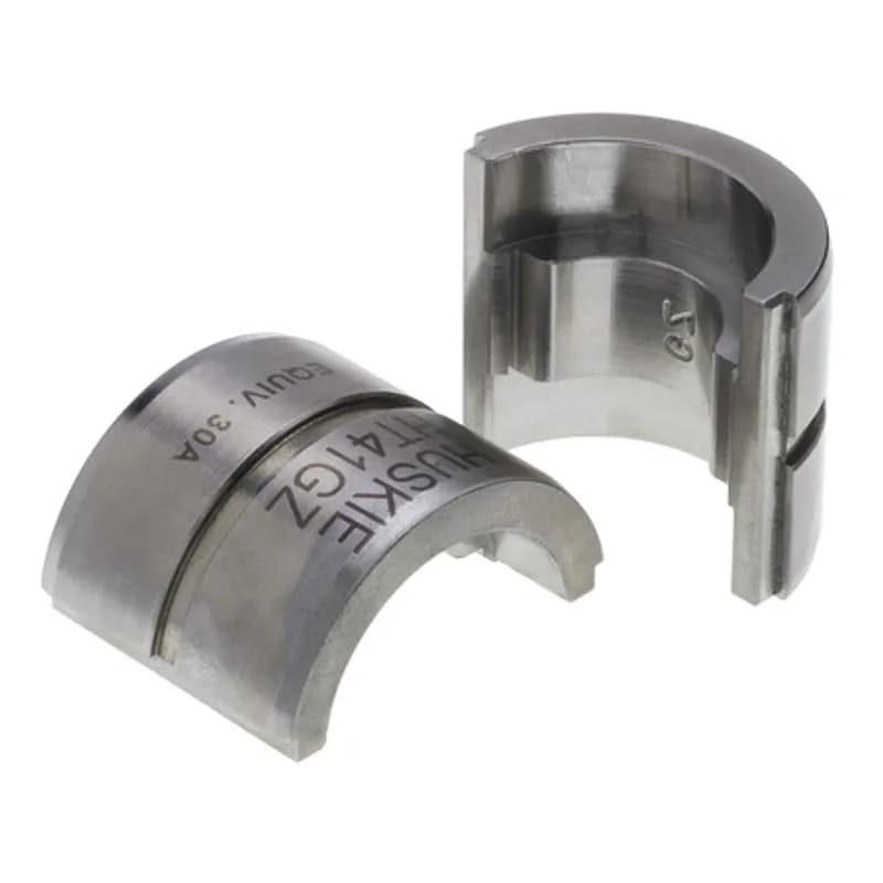 U-Type Compression Die - Blue 400 MCM Copper - 300 MCM Aluminum U-Shaped Compression Dies are for use with the NSi-12 Compression Tool and Other Tools. See Cross-Reference Chart below.