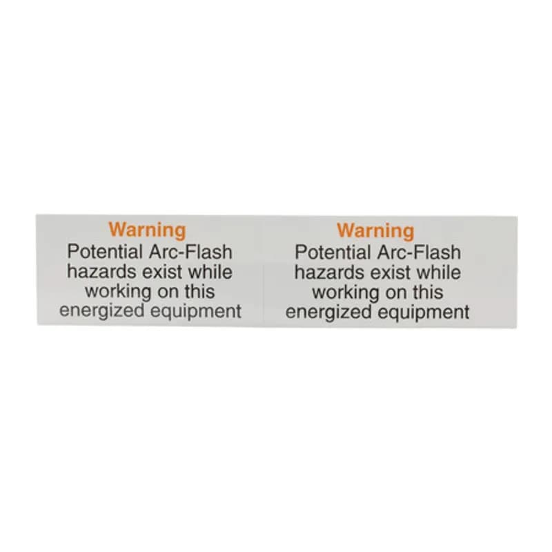 NSI Industries VL-7 - Self-Sticking Lockout Labels - Warning - Potential Arc Flash