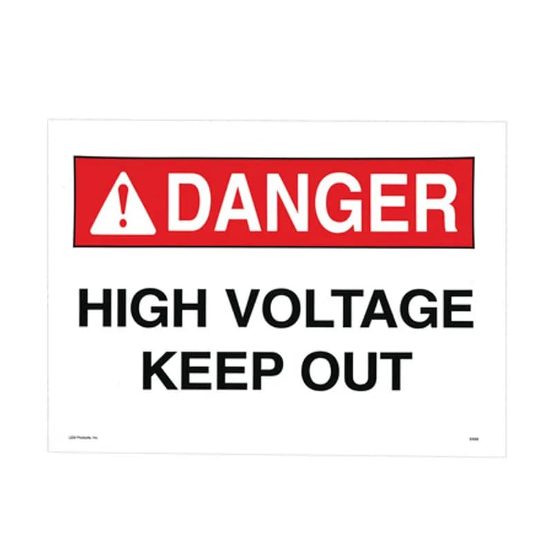 NSI Industries DSS-6 - Safety Sign - Danger Self Stick
