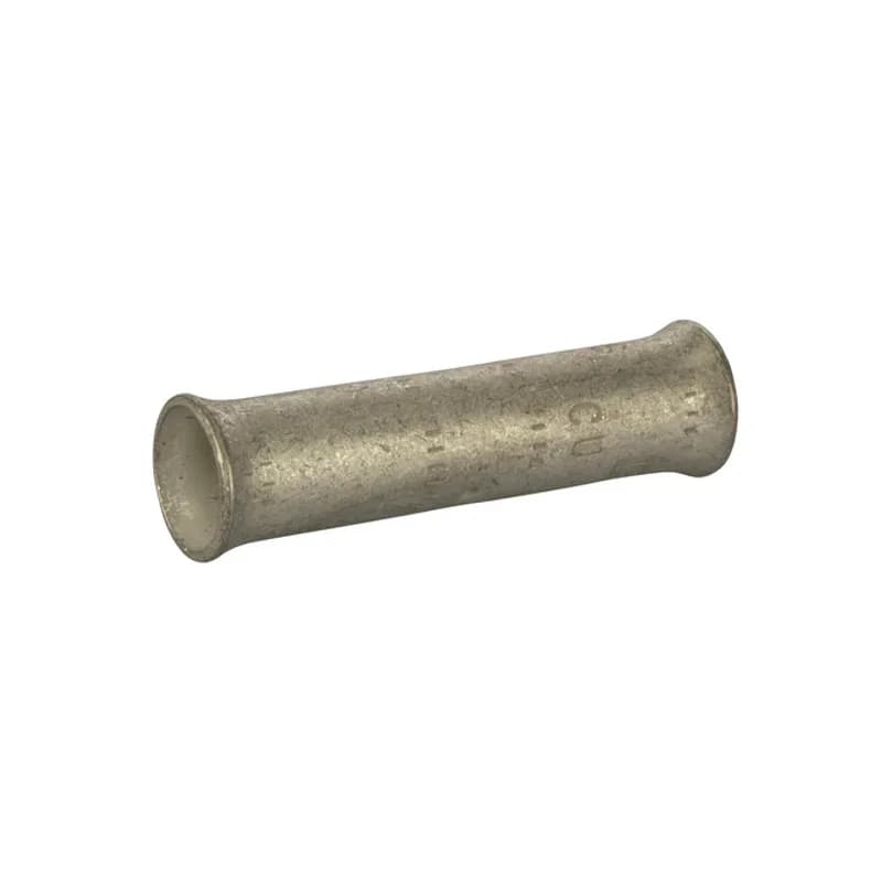 Short Barrel Copper Compression Splice for Flexible Copper Cable 1/0AWG Compression splices for flexible copper cables are connects that have flared openings at both ends to ensure ease of cable insertion of flexible and extra flexible cables such as locomotive, welding, mining cable and more. Positive center stop. Tin-plated for corrosion resistance. Rated 600 volts for copper cables only.