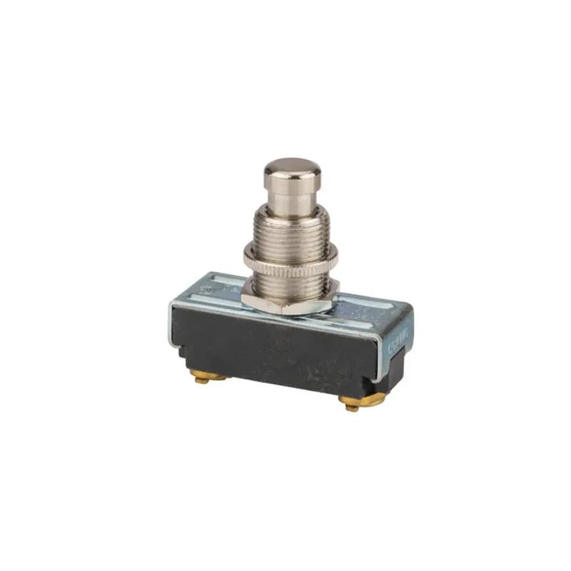 Nickel Screw Connection SPST N.C. Pushbutton Switch