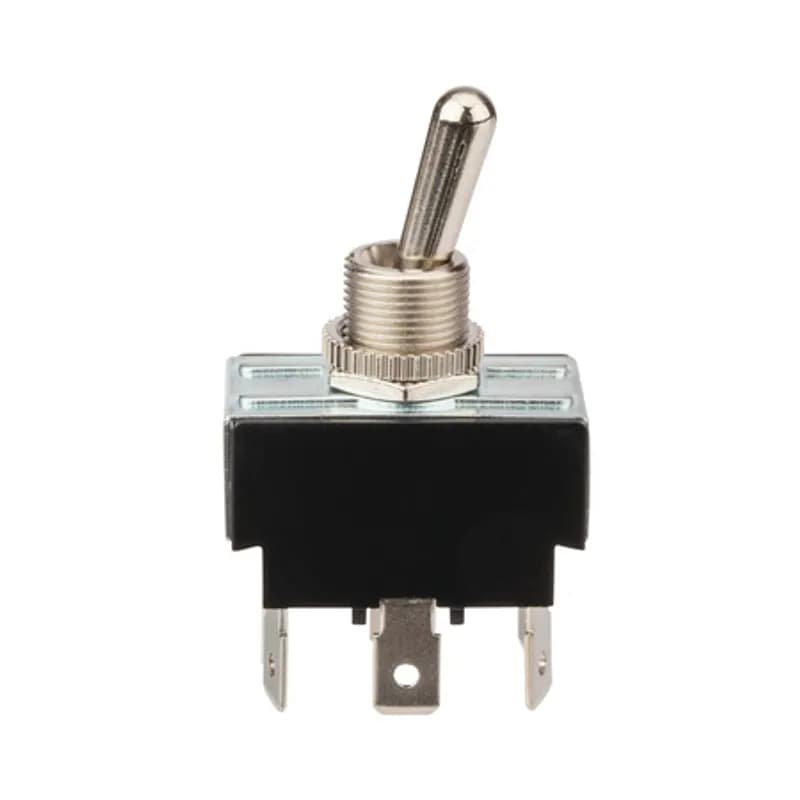 NSI Industries 78090TQ - ON ON - DPDT - Nickel .250 QuikConnect Bat Toggle Switch
