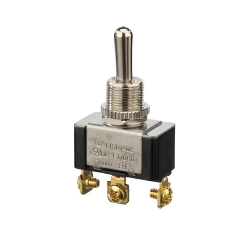 NSI Industries 78180TS - SPST Screw Connect Momentary Toggle Switch - 15 amp (125 VAC) - 10 amp (250 VAC)