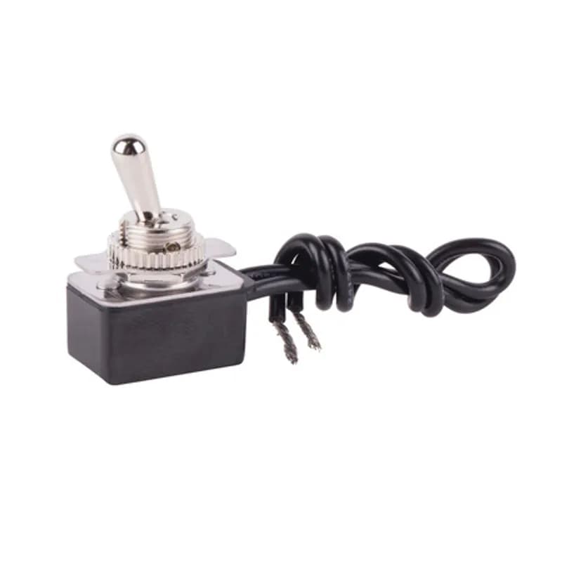 NSI Industries 78150TW - ON OFF - SPST - Medium Nickel Wire Connect Bat Toggle Switch