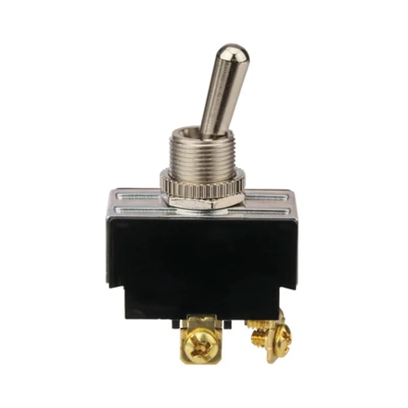 NSI Industries 78240TS - OFF (ON) - DPST - Nickel Screw Connect Bat Toggle Switch