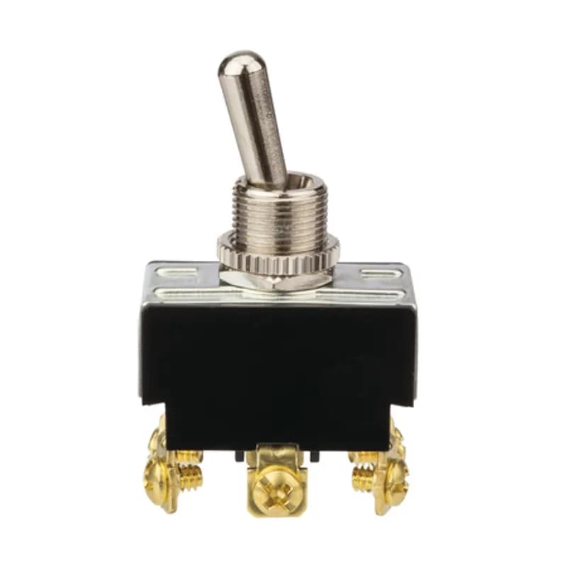 NSI Industries 78270TS - ON ON - DPDT - Nickel Screw Connect Bat Toggle Switch