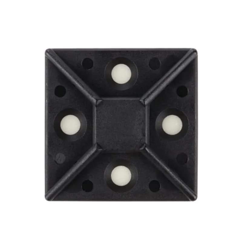 Adhesive Tie Mount 1.5 " Black, 100/Bag