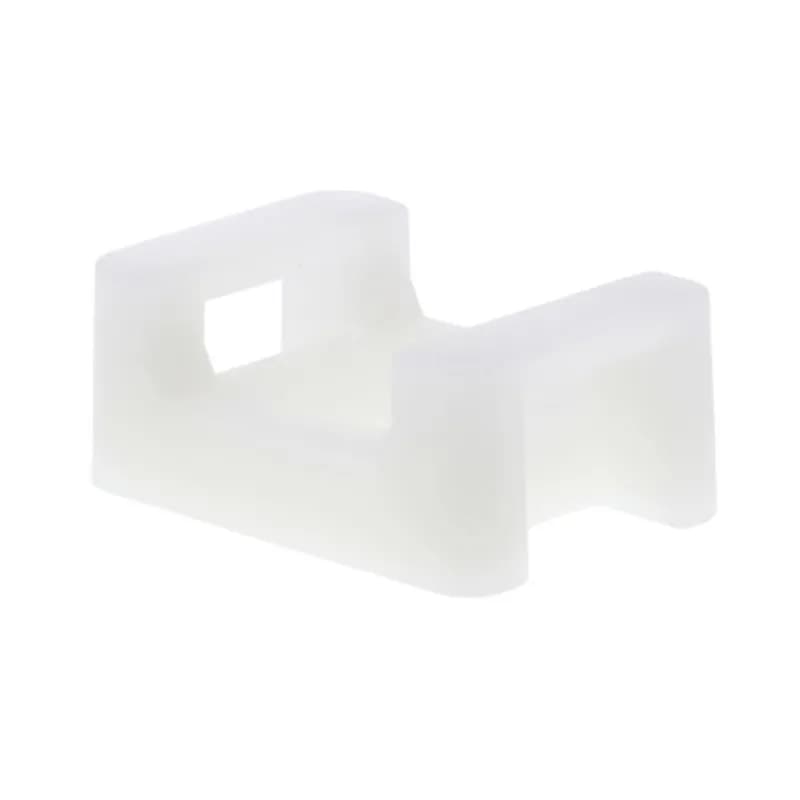 Saddle Tie Mount Natural .236" hole 100