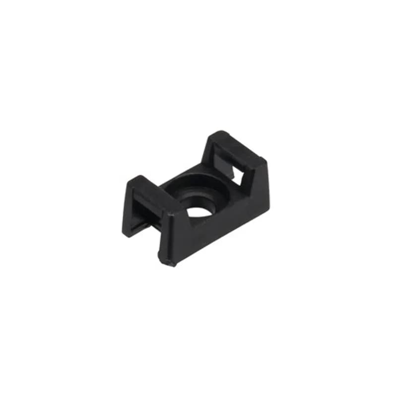 Saddle Tie Mount Black .130" hole 100