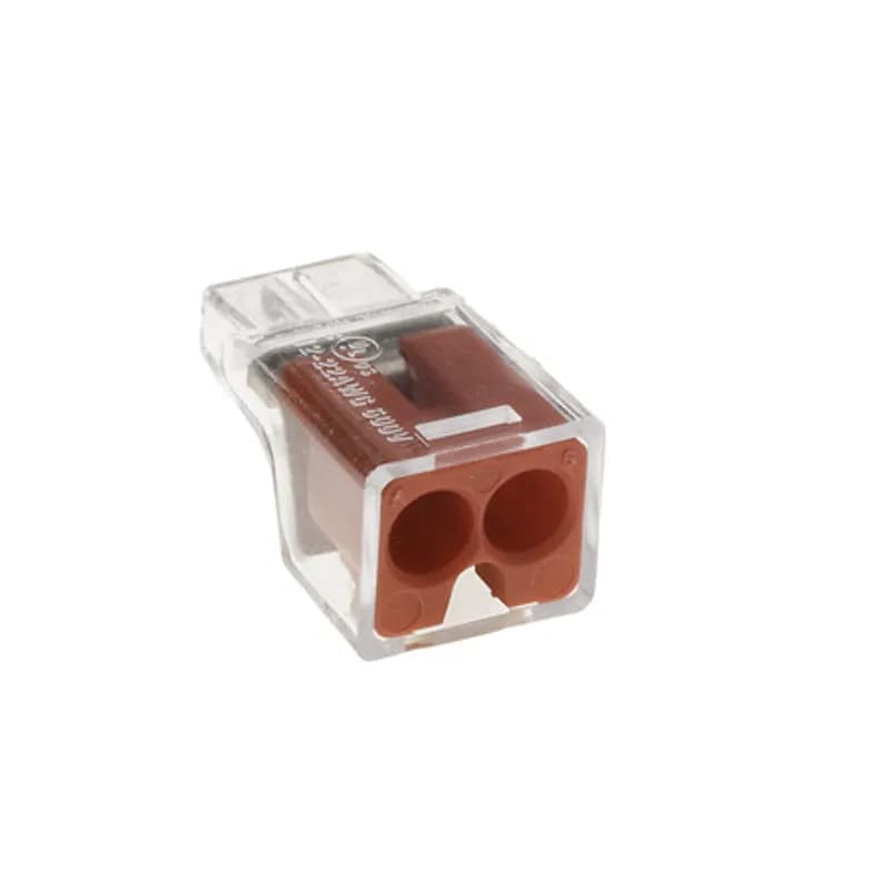NSI Industries PIWC-2-C - The Easy-Twist PIWC-2-C 100-Count Carton of Red Push-In Wire Connectors are designed for use on two solid or stranded wires in the 22-12 AWG size range. Theyâ€™re made from flame-retardant thermoplastic and rated for an operating temperature range of -30Ëš to 105Ëš Celsius (-40Ëš to 221Ëš Fahrenheit). The push-in design uses two blades to form secure and fast connections between wires without any twisting or taping. Their compact in-line design is useful for applications in tight areas or anywhere else you need to connect wires.