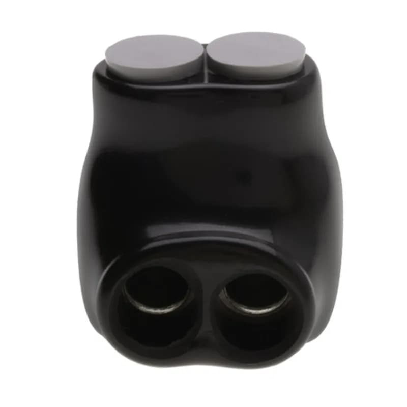 NSI Industries ITG-6B - The Polaris ITG-6B Grey Multi-Tap Single Side Entry Connector features 2 ports sized for 6 - 14 AWG wires. The body is made from aluminum alloy wrapped in a layer of plastisol insulation. Each port is specially designed for fine-stranded copper wires and pre-loaded with an oxide inhibitor, with removable access plugs over the hex screws used to tighten the connections. Installs with a hex key and torque wrench, without any tape or additional supplies. Designed for use in a wide range of splicing fine-stranded wire applications, including installation in cable trays, troughs, wire-ways, raceways, ducts and motor junction boxes.
