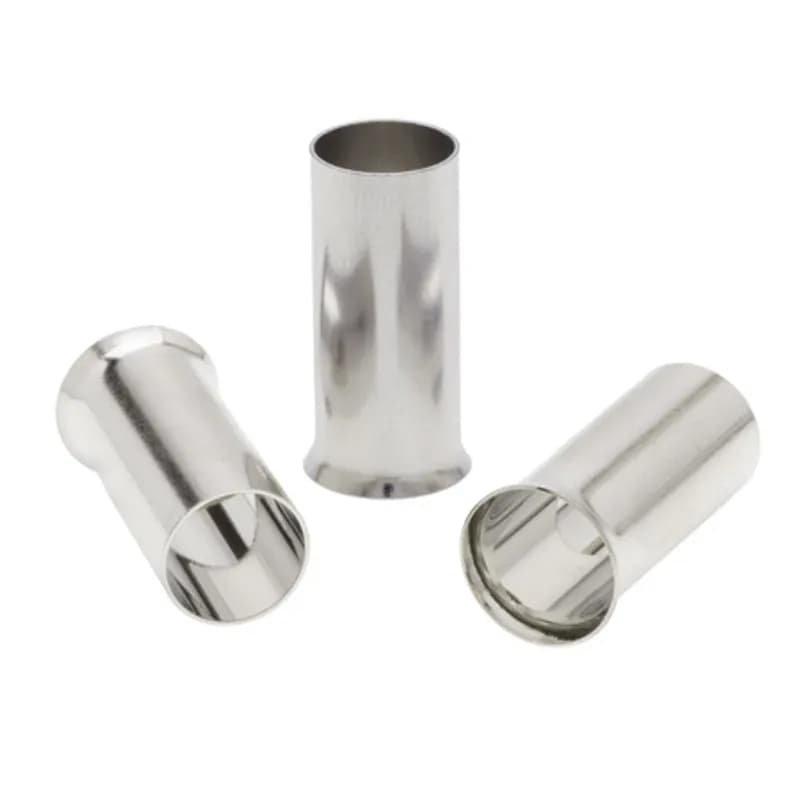 NSI Industries SITG-1 - The Polaris SITG-1 10-Pack of Replacement Sleeves fit Polaris Grey Multi-Tap Connectors sized for 1 – 10 AWG wires. The sleeves are made from tin plated copper and rated for up to 600V charges. The set screws in Polaris Grey connectors crimp the internal sleeve when tightened, ensuring a strong connection with fine-stranded copper wires. These replacement sleeves allow connectors to be re-used like brand new. Use these connectors in a wide range of splicing fine-stranded wire applications, including installation in cable trays, troughs, wire-ways, raceways, ducts and motor junction boxes.