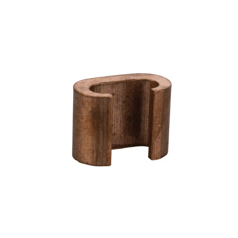 NSI Industries CTH-22 - Heavy Duty Copper C Tap Grounding Connector for 2 AWG APPLICATIONS: Copper "C" Taps are range-taking compression connectors made from high conductivity copper alloy. Ideal for making tap or parallel copper connections from 8 SOL to 4/0 STR conductors. Provides consistent reliability with heavy wall construction that prevents relaxation of the joint after installation. Installation time is reduced because of its "C" shape. UL CU486A, 467 suitable for direct burial and CSA rated Electrical and Grounding.