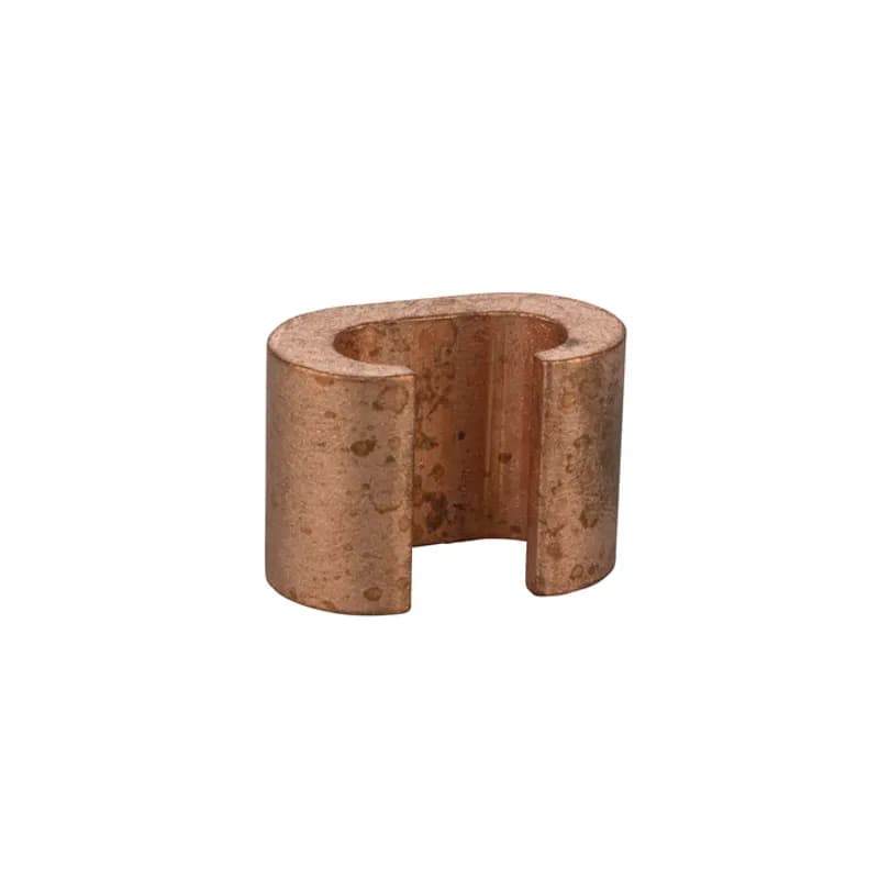 NSI Industries CTH-2020 - Heavy Duty Copper C Tap Grounding Connector for 1/0 to 2/0 AWG APPLICATIONS: Copper "C" Taps are range-taking compression connectors made from high conductivity copper alloy. Ideal for making tap or parallel copper connections from 8 SOL to 4/0 STR conductors. Provides consistent reliability with heavy wall construction that prevents relaxation of the joint after installation. Installation time is reduced because of its "C" shape. UL CU486A, 467 suitable for direct burial and CSA rated Electrical and Grounding.