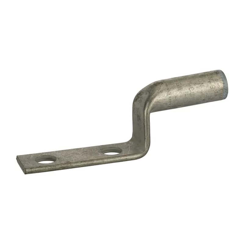 2 Hole Long Barrel Copper Stacked Compression Lug 300 MCM - 1/2" Bolt Long Barrel Copper Stacked Compression Lugs is a type of copper compression connector that is produced from high conductivity copper tubing. They are designed for use with the L-N Series. They are tin-plated to provide corrosion resistance and are marked with die index and color coded for easy reference.