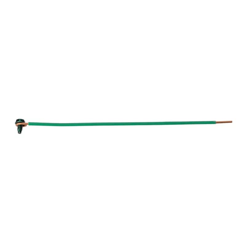 NSI Industries PG12C-8 - The NSI PG12C-8 50-Piece Pack of Grounding Pigtail Combos offers a simple solution for adding a ground wire and screw into your electrical installation. Each pigtail combo includes a solid 8-inch green 12 AWG solid wire and a green grounding screw of the combination screw terminal type. Comes pre-assembled to save you time on every installation. Stock products you can rely on—stock NSI.