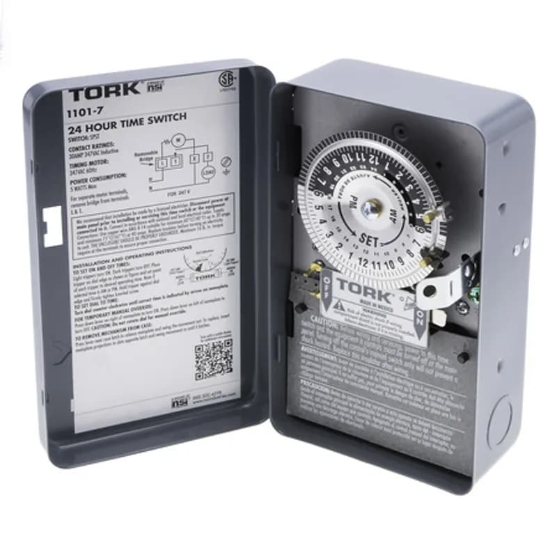 24 Hour Time Switch 30A 347V SPST Indoor