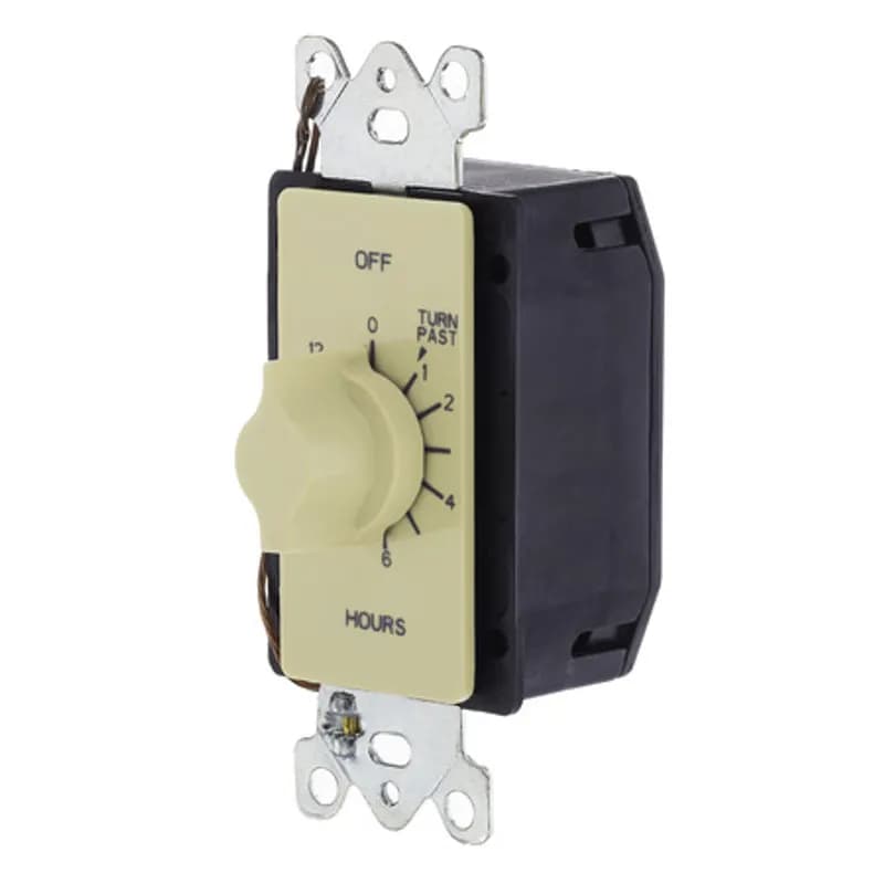 NSI Industries A512H - The TORK A512H 12-Hour Spring-Wound In-Wall Twist Timer is designed to control a variety of indoor appliances and lights. Automate your home or office to save energy and money using the simple twist knob and reliable mechanical timekeeping. Features a time range of 30 minutes to 12 hours, plus it fits into a standard electrical box for in-wall mounting. Designed for indoor loads such as lights, whole house fans, air compressors, water heaters or motors.