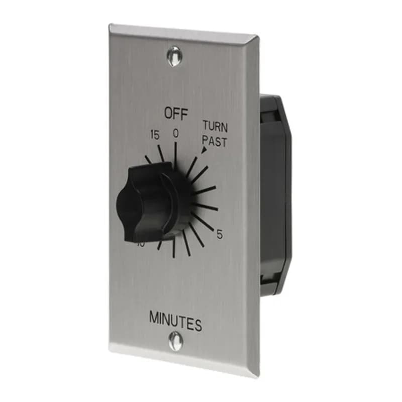 NSI Industries C515M - The TORK C515M 15-Minute Spring-Wound In-Wall Twist Timer with a commercial-style metal faceplate is designed to control a variety of indoor appliances, motors and lights. Automate factories, offices or other buildings to save energy and money using the simple twist knob and reliable mechanical timekeeping. Fits into a standard electrical box for in-wall mounting. Designed for SPDT switch type on indoor loads such as ventilation fans, lighting, HVAC systems, motors, pumps or air compressors.