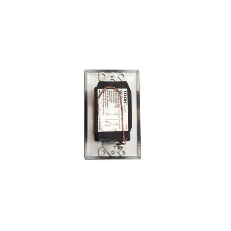 NSI Industries C512H - The TORK C512H 12-Hour Spring-Wound In-Wall Twist Timer with a commercial-style metal faceplate is designed to control a variety of indoor appliances, motors and lights. Automate factories, offices or other buildings to save energy and money using the simple twist knob and reliable mechanical timekeeping. Fits into a standard electrical box for in-wall mounting. Designed for SPDT switch type on indoor loads such as ventilation fans, lighting, HVAC systems, motors, pumps or air compressors.