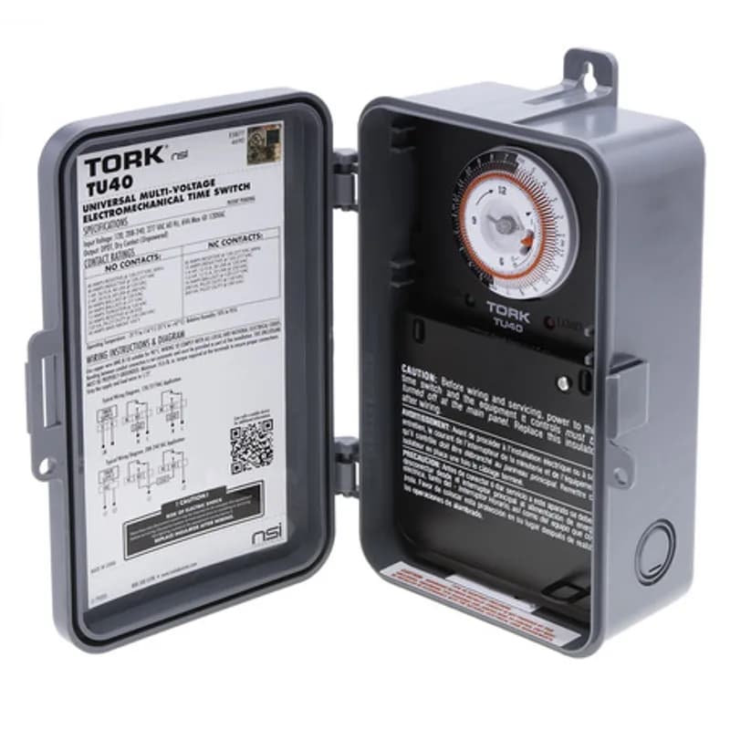 NSI Industries TU40 - 24 Hour Timer 40A 120-277V DPDT Outdoor