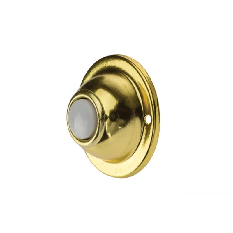 Pushbutton Lighted Brass 16V 1 3/4"